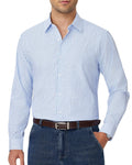 Alimens & Gentle Mens Plaid Button Down Shirt Long Sleeve Dress Shirt Regular Fit Business Casual Gingham Shirts