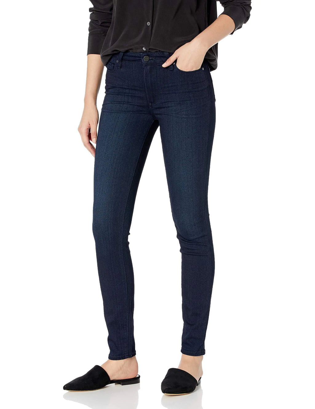 PAIGE Womens Hoxton Transcend High Rise Ultra Skinny Crop Jean Lana 24