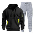 Women's Hooded Sweatshirt - Button Drawstring Pullover Long Sleeve Casual Top