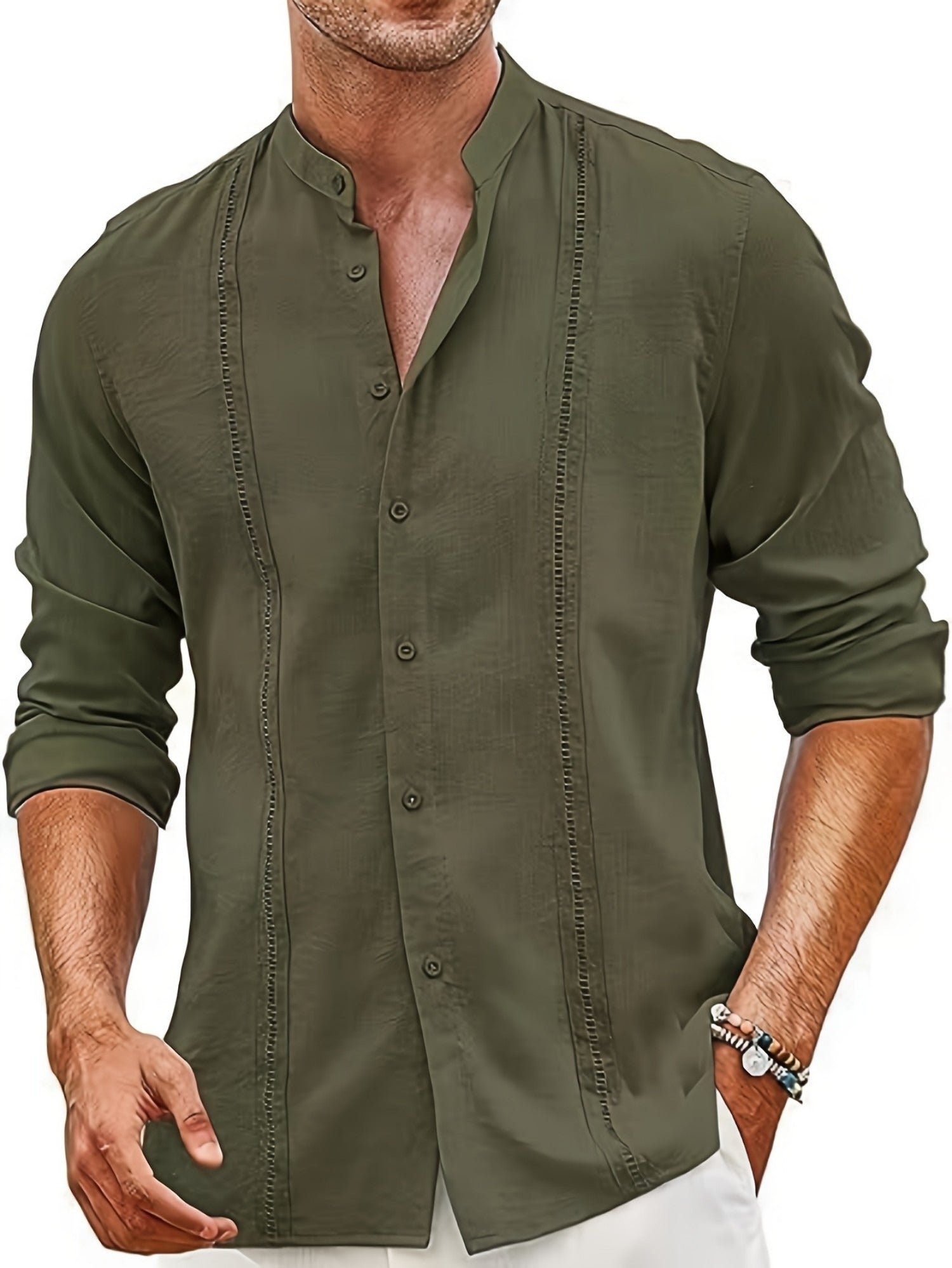 Casual Stand Collar Shirt