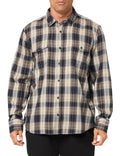 PAIGE Mens Everett Long Sleeve Shirt BlackBerry Storm