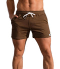 Waghaw 5inch Mens Shorts Cotton 5 Inch Inseam Shorts Men Cotton Shorts for Men Shorts Athletic Mens Sweat Shorts Mens Shorts 5 Inch Mens Tennis Shorts 5 Inch Inseam（CoffeeM）