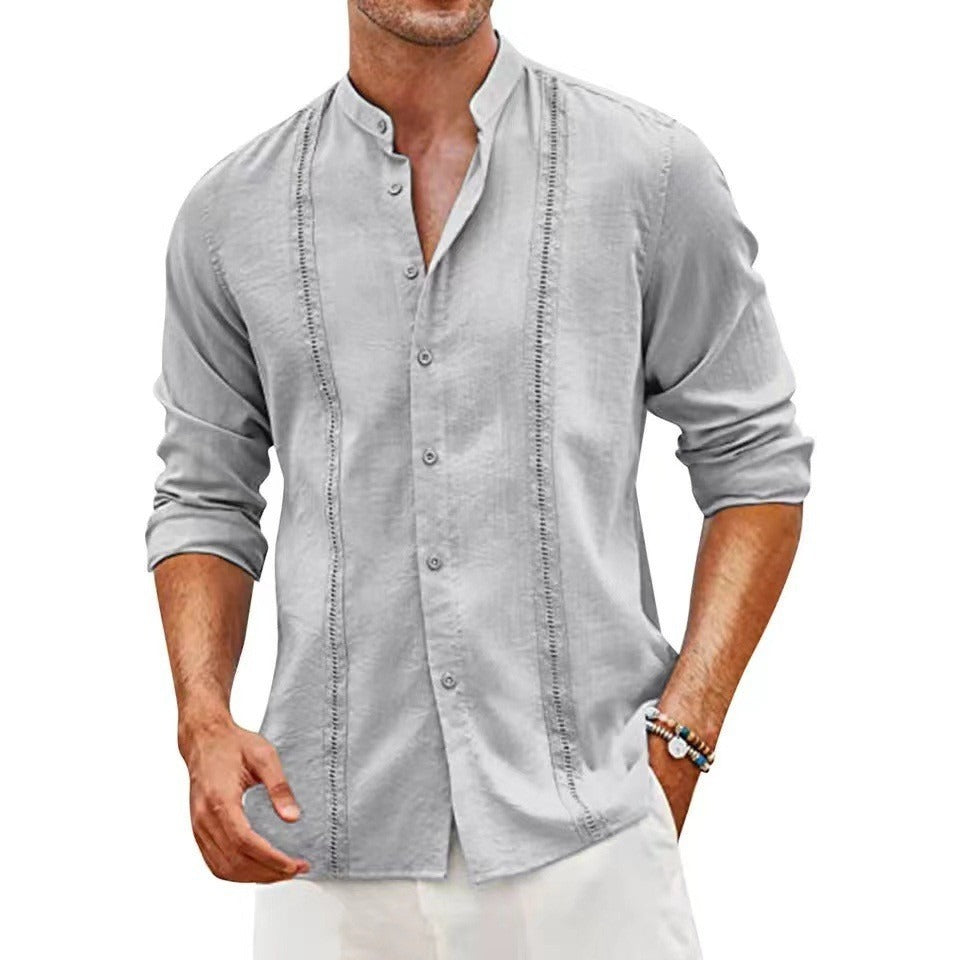 Casual Stand Collar Shirt