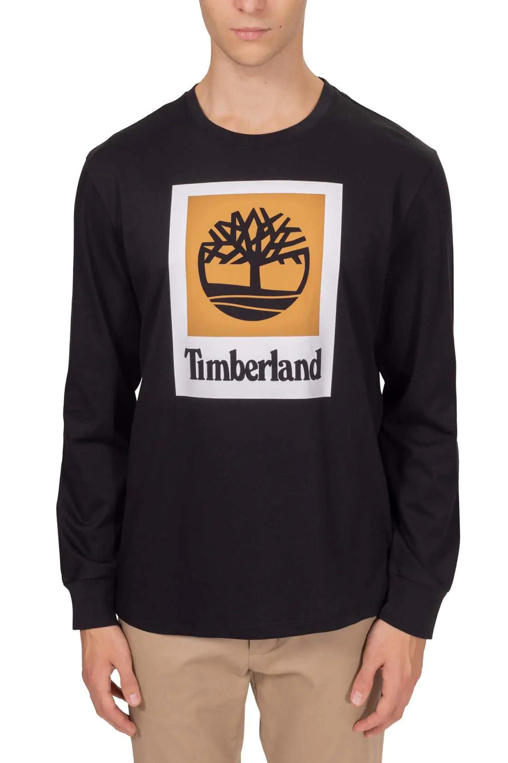 Timberland Men's Oval Logo Hoodie - Long Sleeve Pullover Sweatshirt