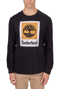 Timberland Men's Oval Logo Hoodie - Long Sleeve Pullover Sweatshirt