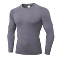 Mens Compression Shirt Long Sleeve Athletic T-Shirt Sports Workout Undershirts Running Baselayer Tops