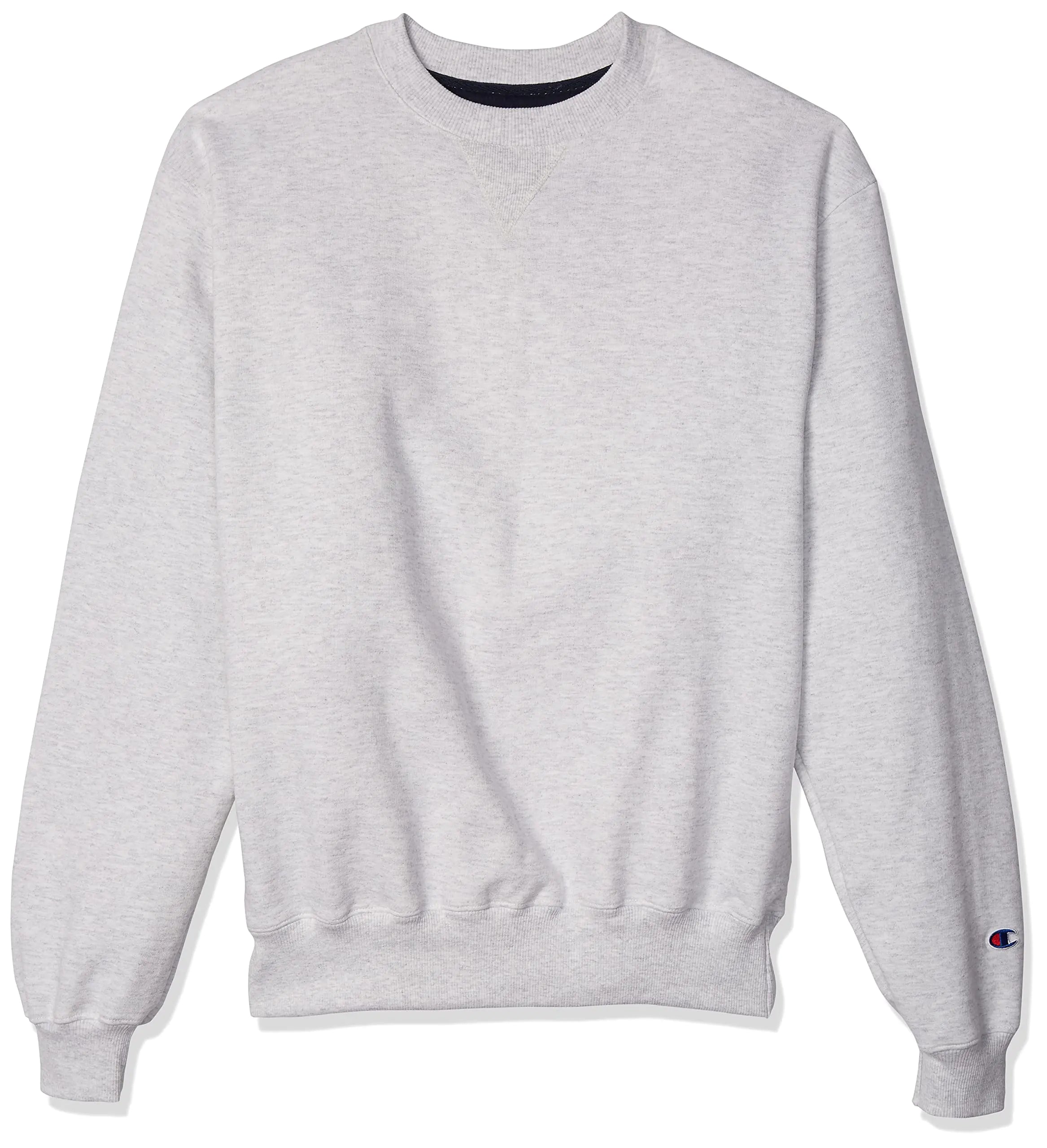 Champion Mens Cotton Max Crew Silver/Gray 3X Large