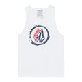 Volcom Mens Sleeveless Graphic Tank Top White